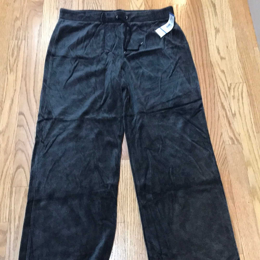 Women’s Jones New York Dark Grey Velour pants
